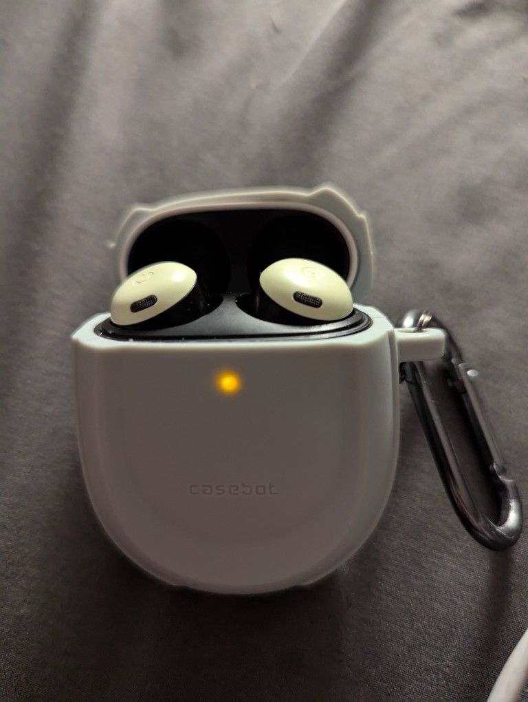 Google Pixel Buds Pro with case