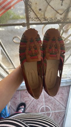 Guaraches de piel leather sandals