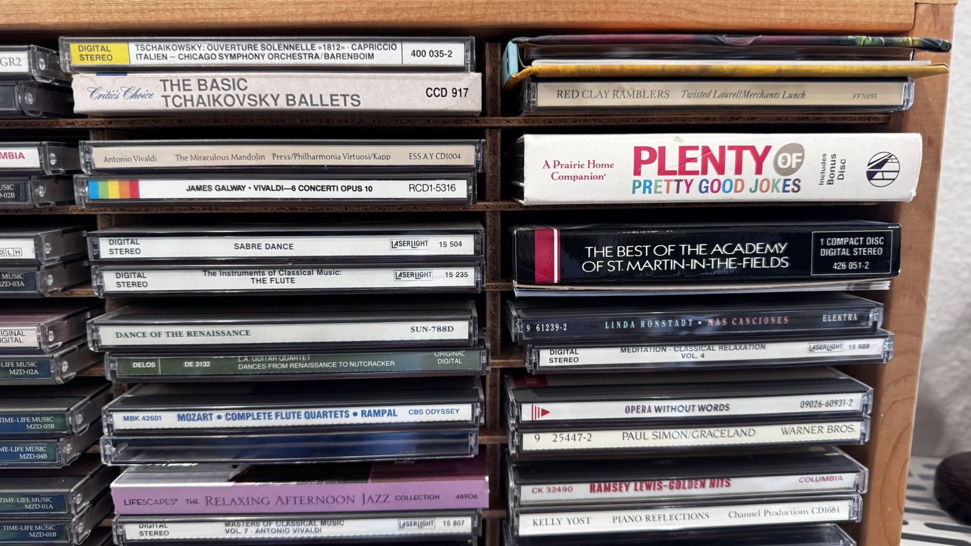 CD Collection - Mostly Classical, Jazz, And Easy listening