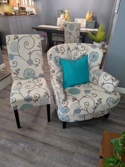 Dining chairs and sofa set