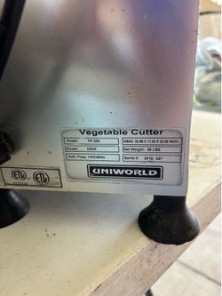 Uniworld food processor.  Cheese shredded