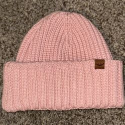 NWOT Pink Beanie