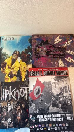 Getting rid of every poster, vintage and concert posters