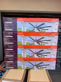 Kensgrove II 72 in. Smart Indoor/Outdoor Brushed Nickel Ceiling Fan with Remote Included Powered by Hubspace $180 EACH NEW FIRM PRICE
