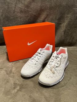 Nike Free TR Fit 2 487789-102 Women's 7.5 Shoes White Lace-Up Athletic Sneakers