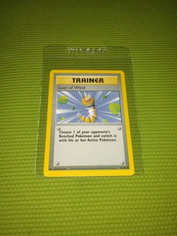 Like Mint 1999 Pokemon - Trainer - Gust of Wind Game Card - 93/102