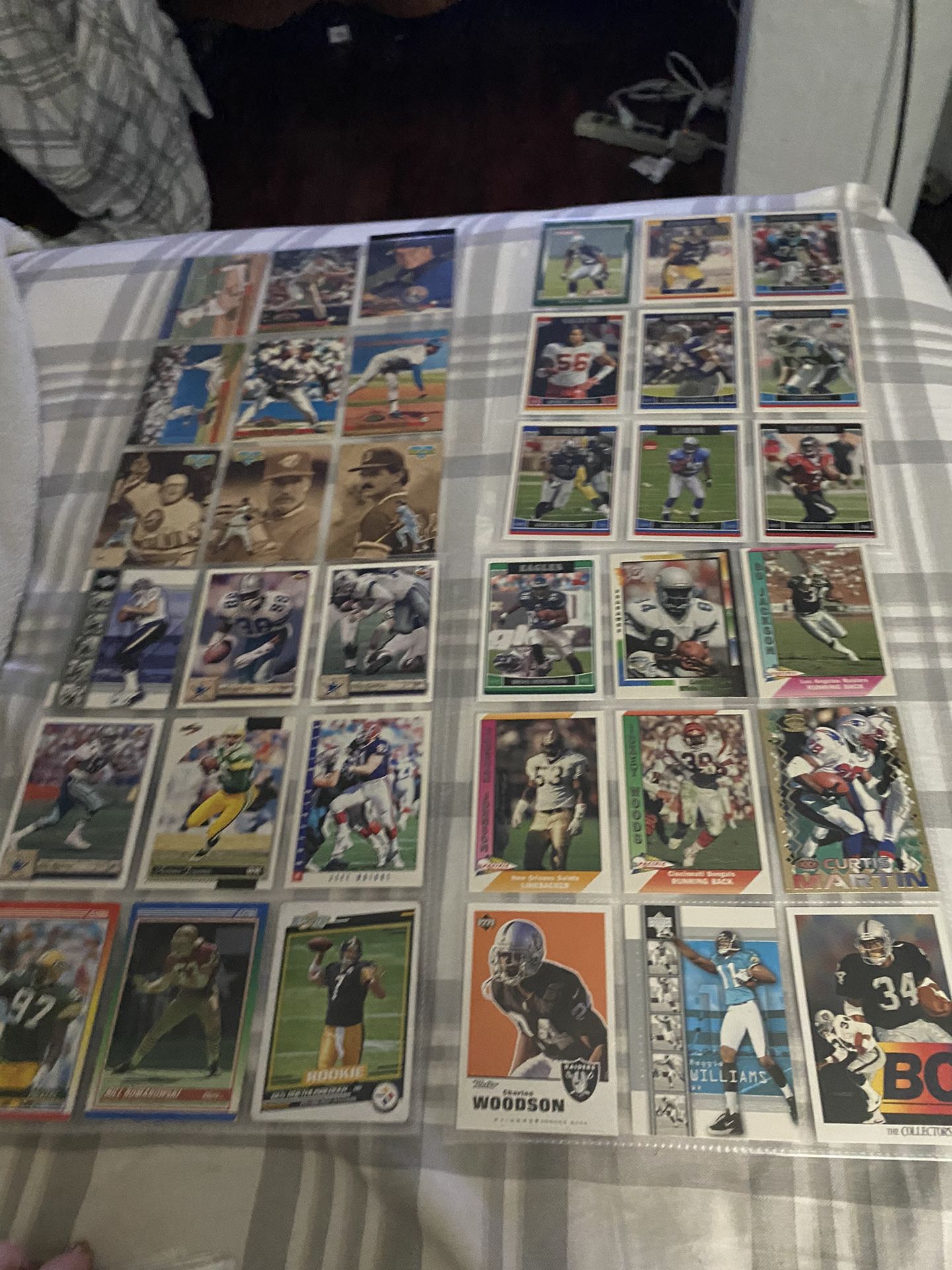 Selling Collection Of Baseball And Football Cards