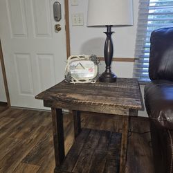 Handmade and customizable reclaimed wood end tables/ night stand/ side table