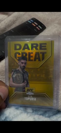 UFC TOPPS CHROME DARE TO HE GRATE GOLD REFRACTAR 44/50