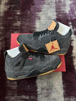 Size 11.5 - Jordan 4 Retro Levi’s Black (Levi’s Tag)