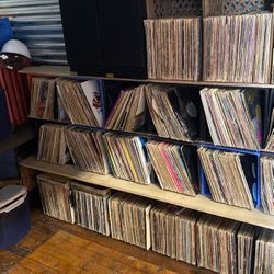 DJ equipment and records