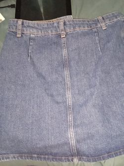 Jean Skirt  From Anthropologie 