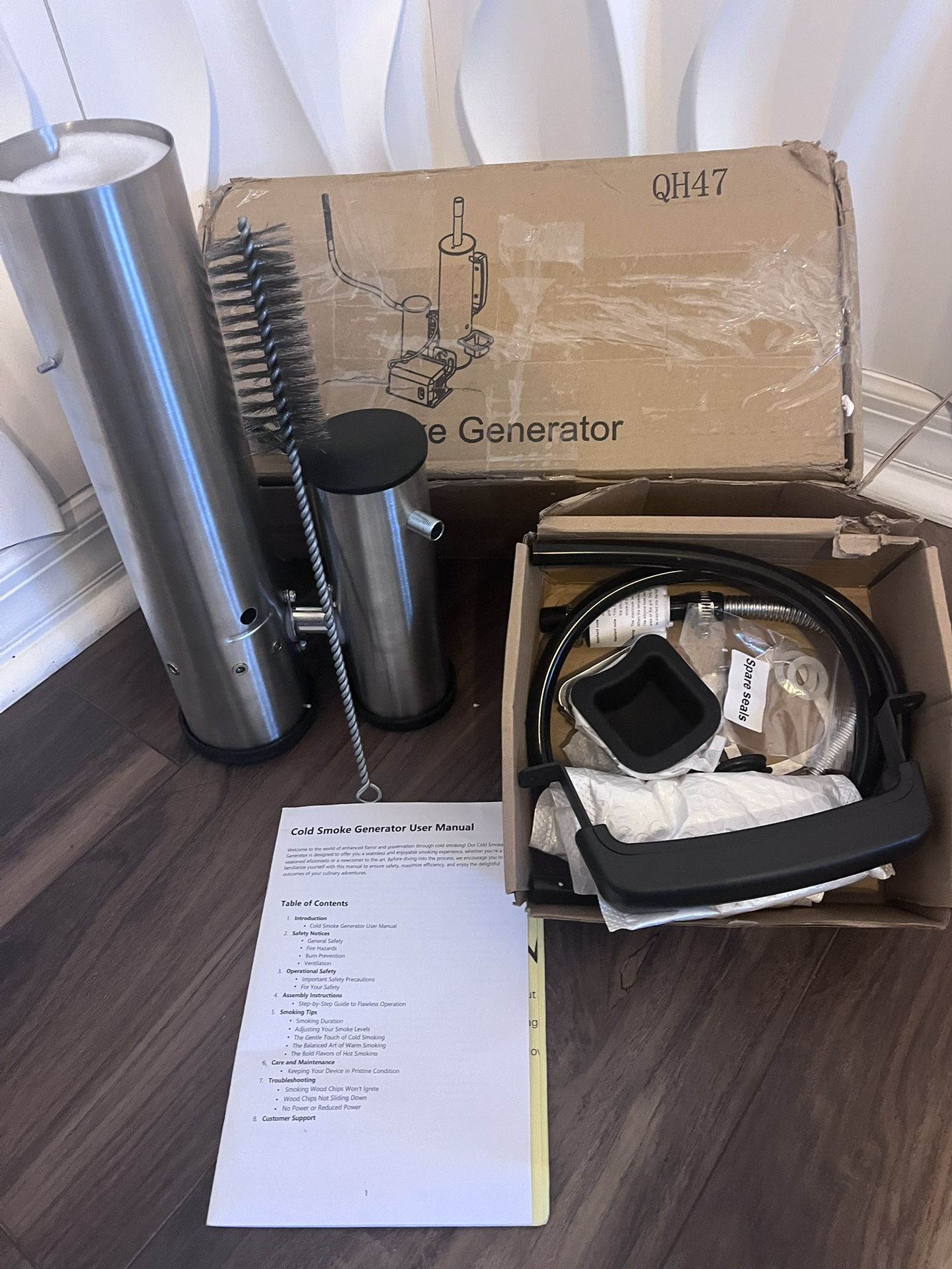 New - Cold Smoke Generator For Grill