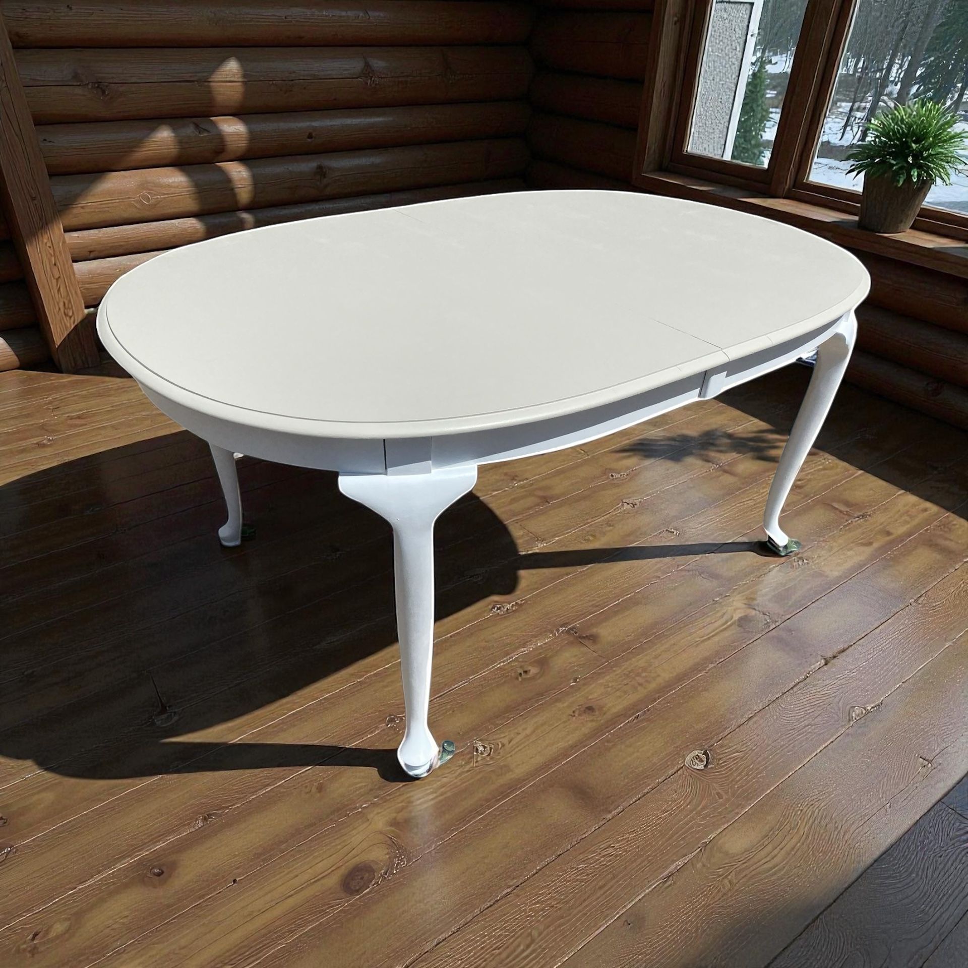 Large Kitchen Table Dining Table Solid Wood 66x43x30 New