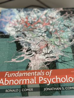 Fundamentals Of Abnormal Psychology 9th Edition 