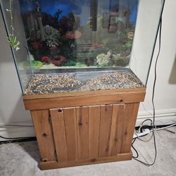 FISH TANK AND STAND