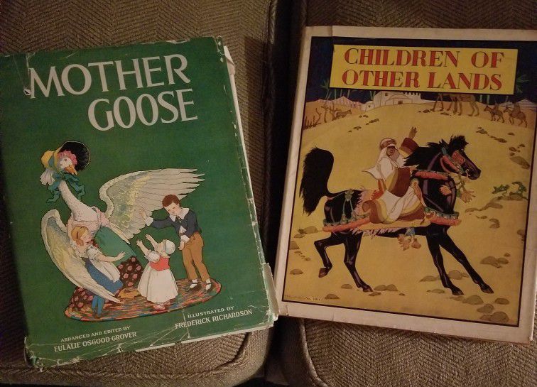 Vintage Books- Mother Goose&Children of Other Lands