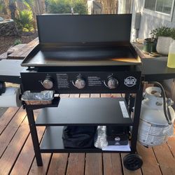 Grillers choice three burner flat top