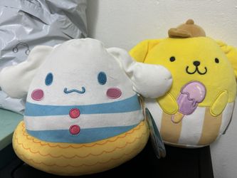 Cinnamon Roll & Pompom Plush