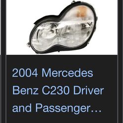 C230 Headlights 
