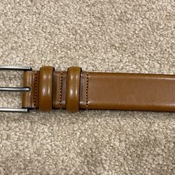 Men's 40" Brown Leather Belt from Jos. A. Bank - Like New! 