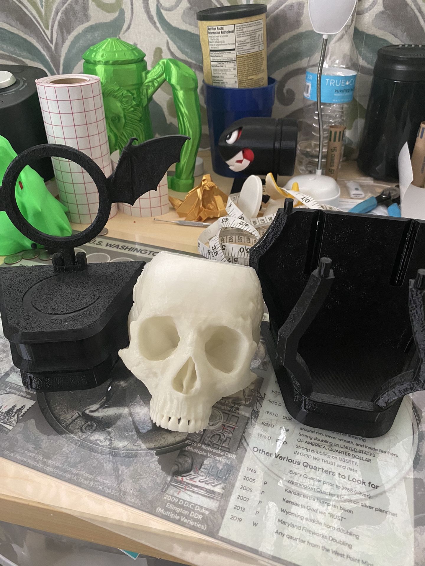 3D Printed Skull Lantern