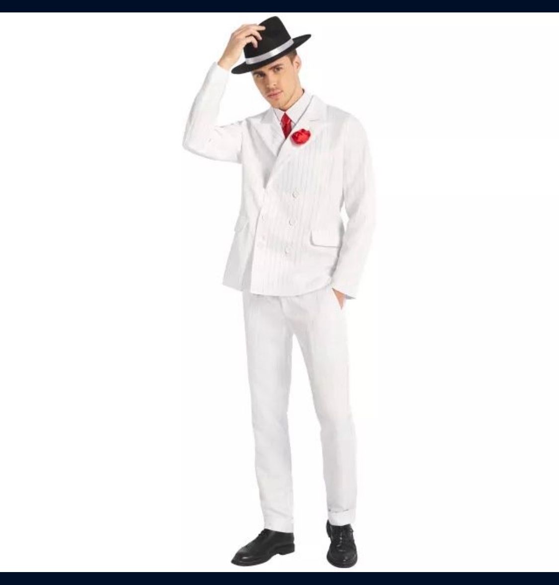 Adult White '20s Mobster Suit
