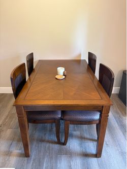 Table and chairs