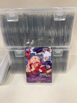 Japanese one piece emotion luffy promo card