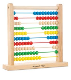 Melissa & Doug Abacus - Classic Wooden Educational Counting Toy With 100 Beads-BNC-