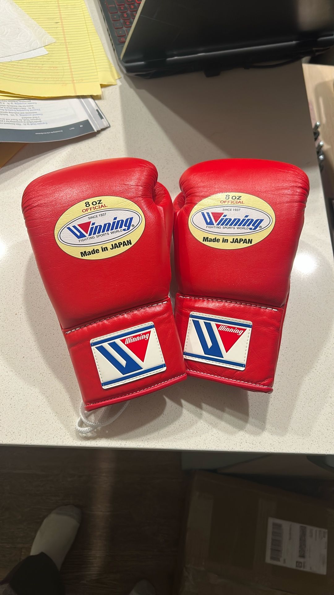 Winning Lace Up 8 oz Gloves