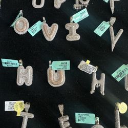 Diamond And Gold Pendants 