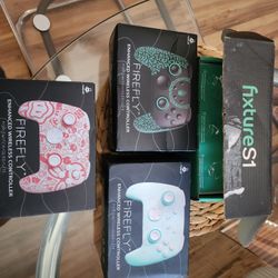 Firefly Pro Controllers And Fixture Grip Bundle Nintendo Switch