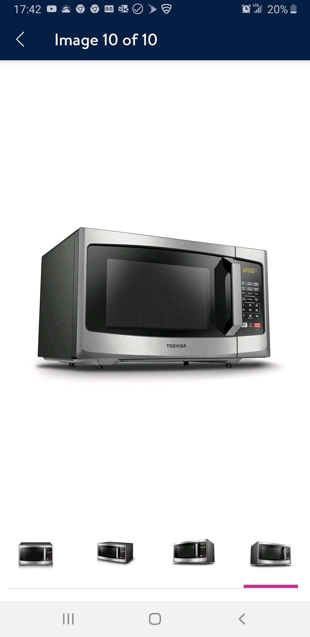 Toshiba 0.9 c Microwave Oven
