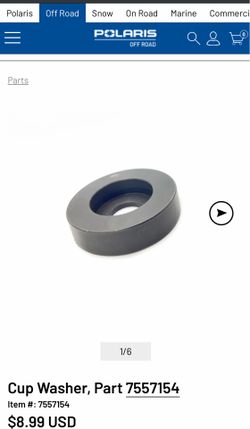 Polaris RZR washer cup replacement parts