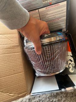 K&N high flow filter 4 total