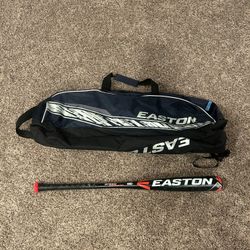 33inch drop 3 Easton bat with Easton bag 