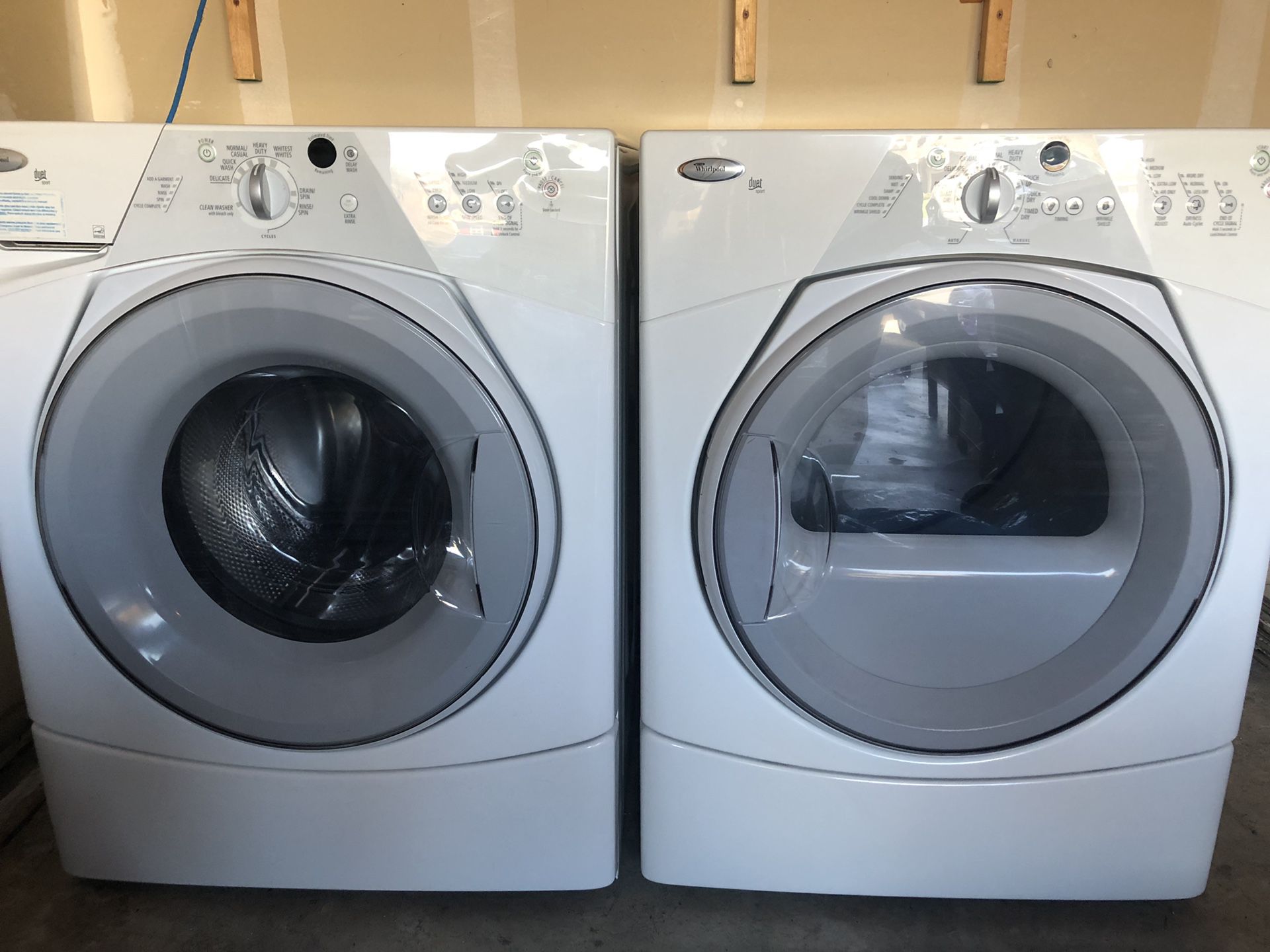 Whirlpool Duet Sport Washer and Dryer