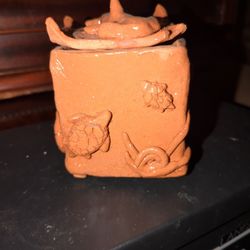 Handmade Clay Box Ocean Themed Paint Any Color