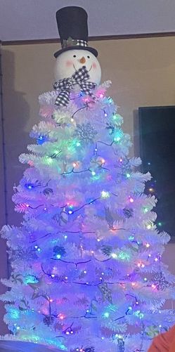 7 Ft White Pine Three, Only Couple Times Used, No Lights, No Ornaments