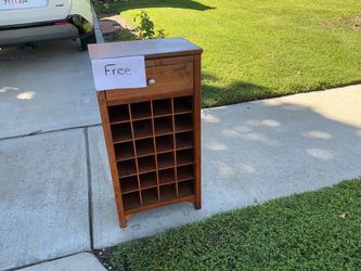 Curb alert FREE wine cabinet