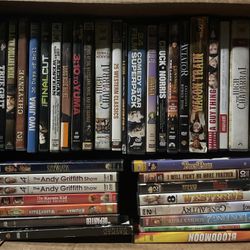 Older Movie DVDs $25 For All That Are Shown 