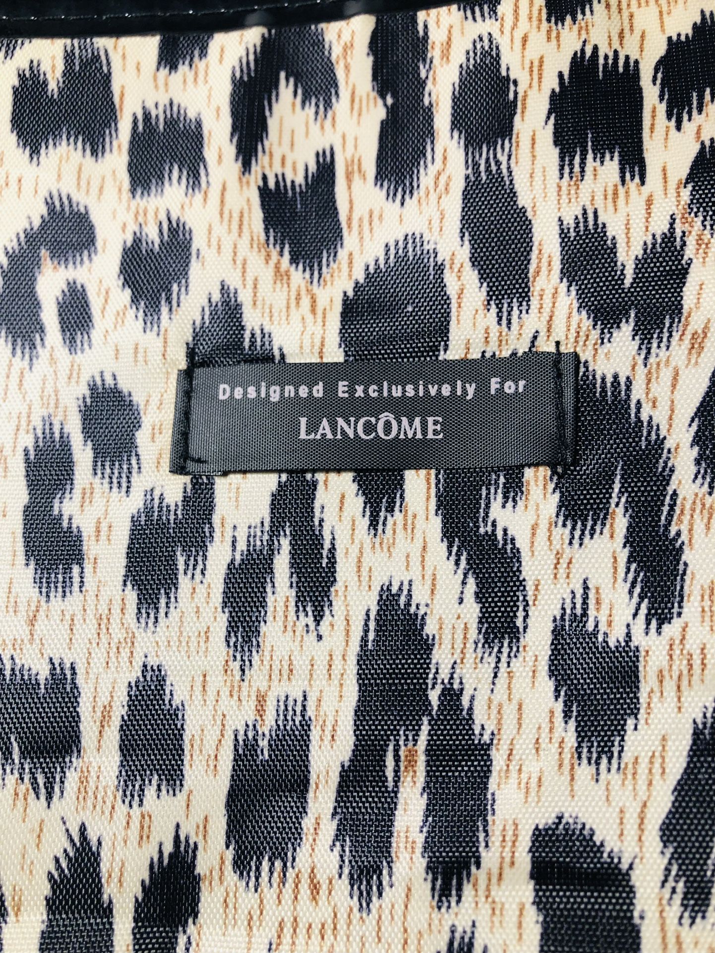 Oversized Tote by Lancome Animal Print Excellent Condition