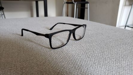 Eyeglasses for men, Matt black. Swiss lens. Eyeglass frame