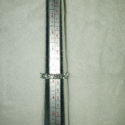 Genuine Moissanite .50 Carat Ring 7 And 1/2