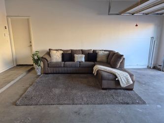 Delivery Available - Gray Sectional