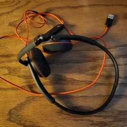 Plantronics USB Wired Headset with Microphones
