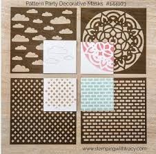 Stampin Up Pattern Party Decorative Masks - Retired