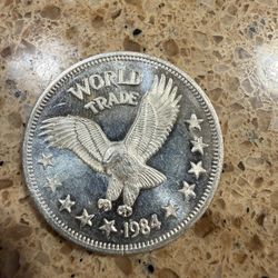 1984 World Trade Silver Oz 