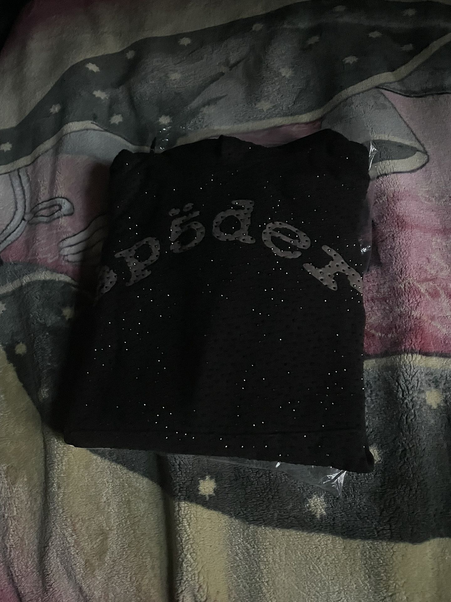 Black VVS sp5der hoodie
